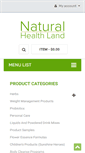 Mobile Screenshot of naturalhealthland.com